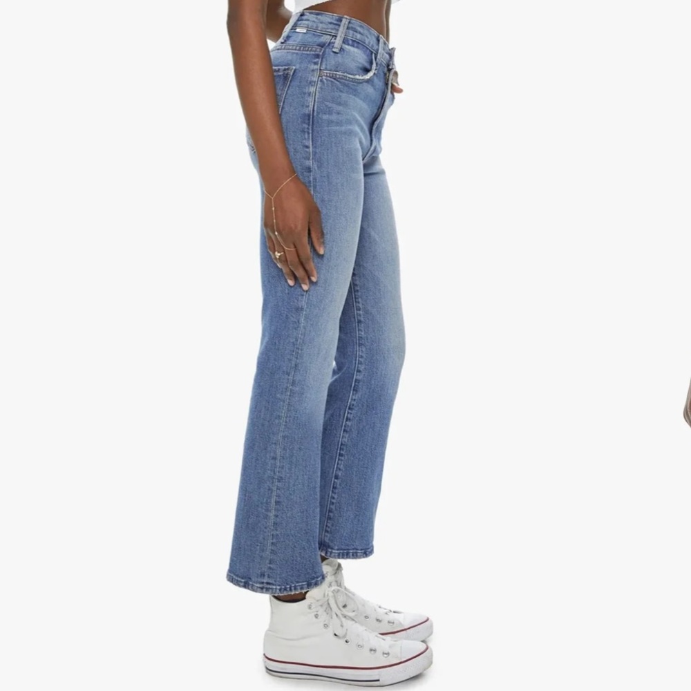 MOTHER The Hustler Ankle in Scenic Route Flared Jeans Light Wash Size 27 - Picture 2 of 10